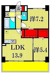 Casa di Speranza 2LDKの間取図画像