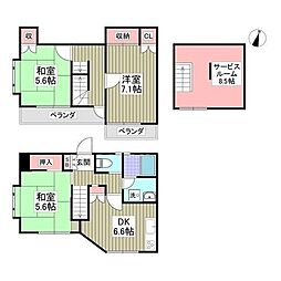 ジュネパレス江戸川台第1 3SDKの間取図画像