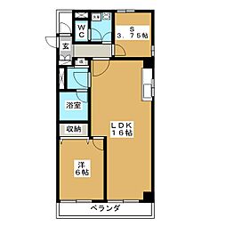 ライオンズマンション伊勢佐木長者町 1SLDKの間取図画像