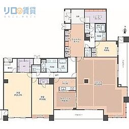 ジオタワー宝塚WEST 3LDKの間取図画像