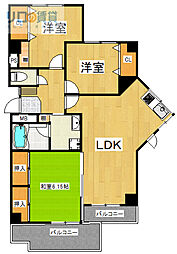 エスタ雲雀丘 3LDKの間取図画像