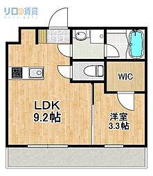 GAZELLE NOAH川西池田 1LDKの間取図画像