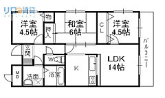 物件の間取り