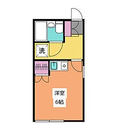 コーポ・関口 ワンルームの間取図画像