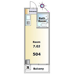 間取図画像 ワンルーム