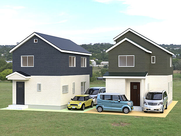 ［完成予想パース］ 《新登場》シンプルモダンで美しい新築分譲住宅が久保沢に登場！