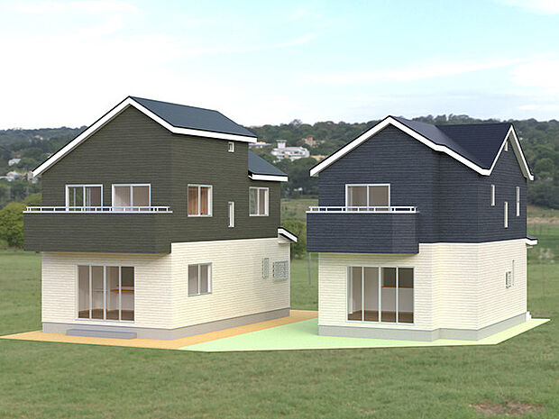 ［完成予想パース］ ガーデニングなど楽しむのにちょうどいい「小庭スペース」付き！