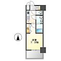 エスレジデンス亀島駅前アセント(S-RESIDENCE亀島駅前ascent)3階6.9万円