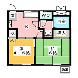 間取図画像 2K