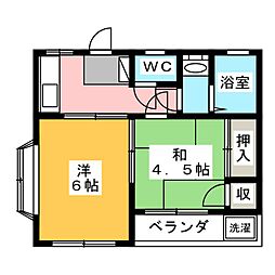 間取図画像 2K