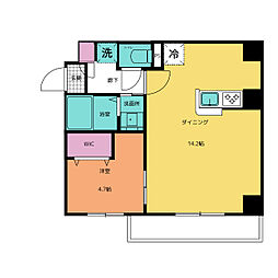 アルファコート綾瀬3 1LDKの間取図画像