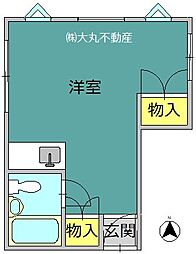 間取図画像 ワンルーム