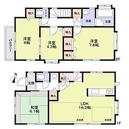 世田谷区桜上水3丁目戸建 4LDKの間取り