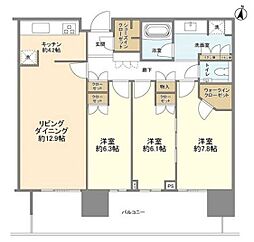 間取図画像 3LDK