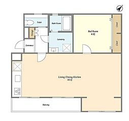 間取図画像 1LDK