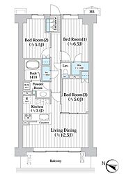 間取図画像 3LDK