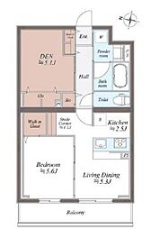 SYMPHONY PARK 1SLDKの間取図画像