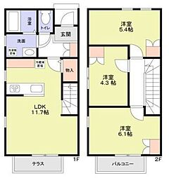 コンフォート松原 3LDKの間取図画像