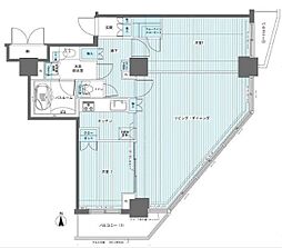 フェニックス西参道タワー 2LDKの間取図画像