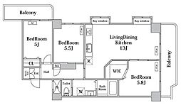 エクセル大蔵 3LDKの間取図画像