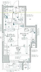 デュオステージ新高円寺 1SDKの間取図画像