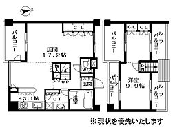 イクシア中野弥生町 1LDKの間取図画像