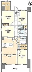 JPnoie等々力 4LDKの間取図画像