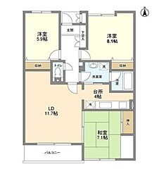 物件の間取り