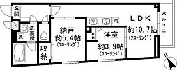 はなぶさマンション 1SLDKの間取図画像
