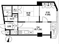 セザール代々木公園6階12.0万円
