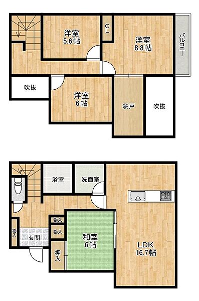 間取り：328000676299