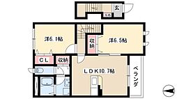 サザンクロス 2階