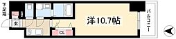 CRESTTAPP金山 1Kの間取図画像
