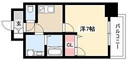 エスリード大須観音プリモ 5階1Kの間取り