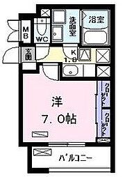 カーサ・エスペランサ 3階1Kの間取り