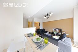 スリーアイランドタワー名駅北 9階1LDKのリビング/ダイニング