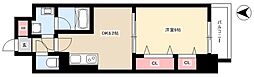 ル・ソレイユ 5階1DKの間取り