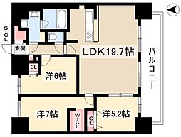 Ceres Daimon 3LDKの間取図画像