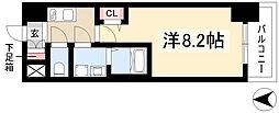 S-RESIDENCE庄内通 1Kの間取図画像