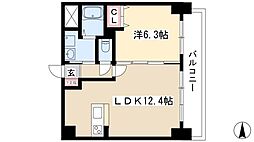 S-FORT北山王 1LDKの間取図画像