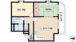 イーハ・トーヴ21 2LDKの間取図画像