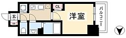 エステート金山 1Kの間取図画像