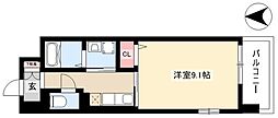 ラレジーナグランデ 1Kの間取図画像
