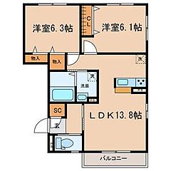 物件の間取り