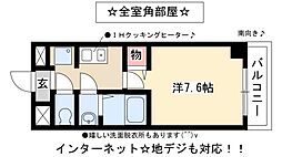 ドリーム松原 1Kの間取図画像