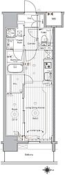 メイクスアート名駅WEST 1LDKの間取図画像