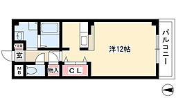 プチメゾン稲生 ワンルームの間取図画像