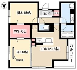 ガーデンテラス 2階/-