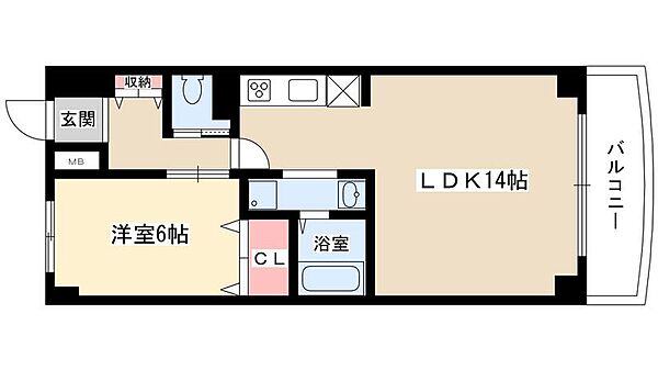 ブルームライフ今池 ｜愛知県名古屋市千種区今池5丁目(賃貸マンション1LDK・5階・50.00㎡)の写真 その2