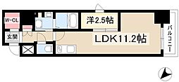NorthGrande栄生 6階1LDKの間取り